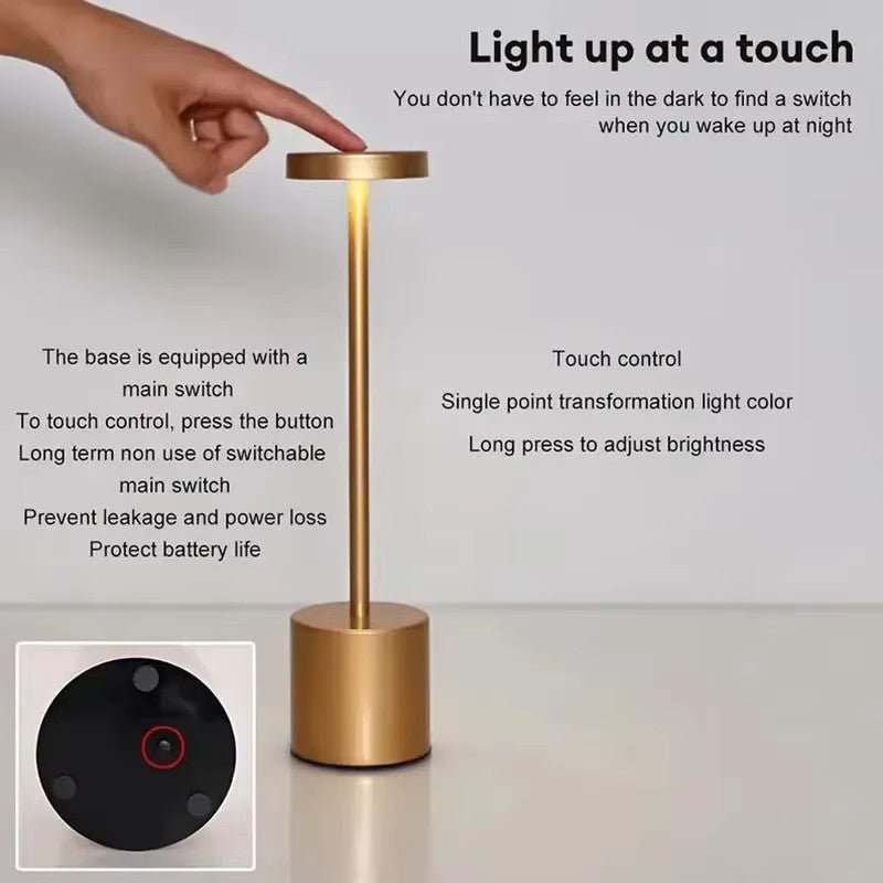 Rechargeable Touch Sensor Table Lamp