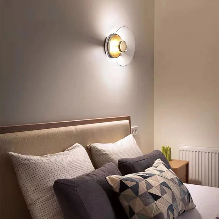 Modern Wall Lamp Glass Led Lighting Bowl Hanging Sconces