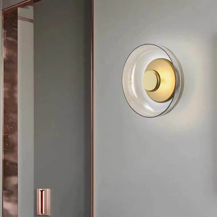 Modern Wall Lamp Glass Led Lighting Bowl Hanging Sconces