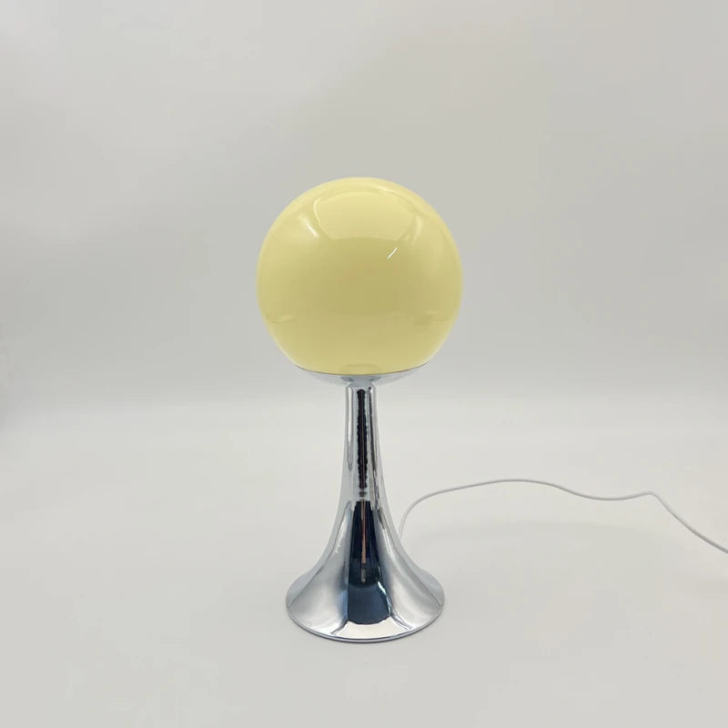 Glass Round Home Table Lamp